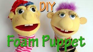 How to make a Foam Puppet - Ana | DIY Crafts.