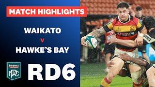 RD 6 HIGHLIGHTS: Waikato v Hawke's Bay (Bunnings NPC 2024)