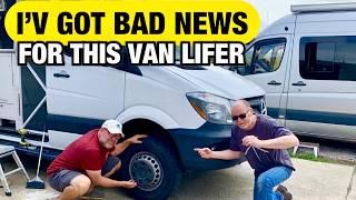 Snow and Curt Nightmare On Wheels: Van Lifers' Close Call With Disaster