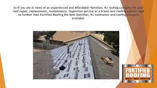 Fortified Roofing   Free Roof Estimate Hamilton, NJ