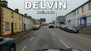 DRIVING through DELVIN VILLAGE in IRELAND  4K (60fps)