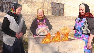 Pumpkin pilaf and Caspian kutum lavangi