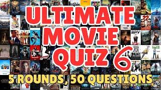 ULTIMATE MOVIE QUIZ! Film Screenshots, Posters, Actors, Villains (5 Rounds, 50 Questions) No. 6