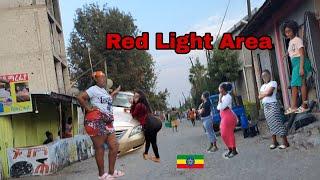 Addis Ababa’s infamous red-light area ,  Addis Ababa walking Tour 2025 , Ethiopia