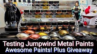 Testing Jumpwind Metal Paints - Awesome !! Plus Gundam Give-Away