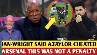 Ian Wright Reacts to Controversial Anthony Taylor Decision in Arsenal vs. Brighton Match