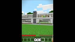 CASA OU MANSÃO!?? #minecraft #comedia #shorts