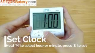 TT0010- Digital Alarm Timer + Clock