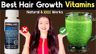 21 DAYS CHALLENGE : EAT THESE NATURAL HAIR VITAMINS DAILY & YOUR HAIR WILL NEVER STOP GROWING️