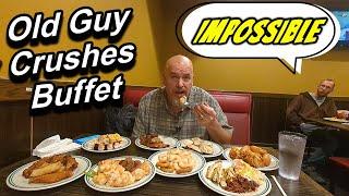 OLD GUY CRUSHES BUFFET - THEY RAISE THEIR PRICES AFTER HE LEAVES