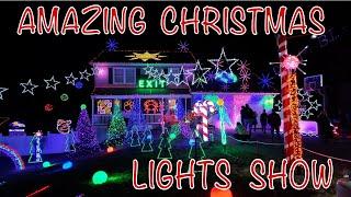 2024 Christmas Lights Show/ Best Christmas Lights Neighborhood/ Neighborhood Christmas lights USA