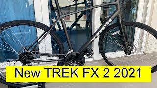 New Trek FX 2 2021 | Matte Dnister Black | Hybrid Bike