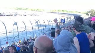 Corey lajoie flip talladega 2024 from grandstands