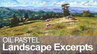 Oil Pastel Landscape Demonstration