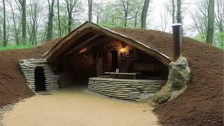 Top 4 Off-Grid CABIN BUILDS in the Middle of the Forest | by @lesnoy