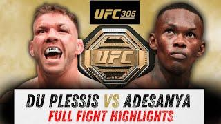 UFC 305: Dricus du Plessis vs Israel Adesanya Full Fight Highlights