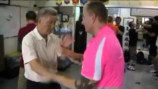 Sifu Adie Gray Chi Sau with Grandmaster Ip Ching