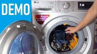 LG Front Load Washing Machine FHT1208SWL - Demo