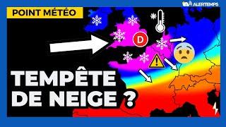 Une TEMPÊTE DE NEIGE en FRANCE la semaine prochaine !? Que va t'il se passer ?