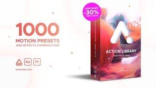 Action Library - Motion Presets Package (After Effects template)