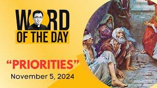 PRIORITIES | Word of the Day | November 5, 2024