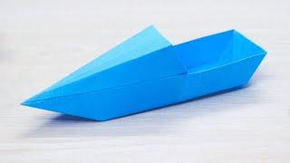 How to Make a Paper Speed Boat that Floats - Speed Boat Origami