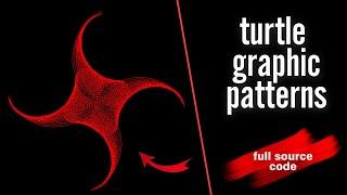 Patterns of turtle graphics |python| |subhankar codes|