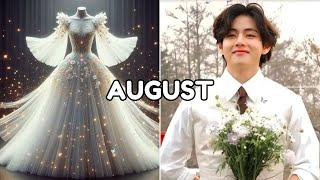 Choose your birthday month and see your prince and princess dress  