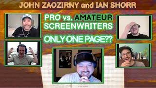 John Zaozirny & Ian Shorr Try to Spot Pro Screenwriting | Spot the Pro #4