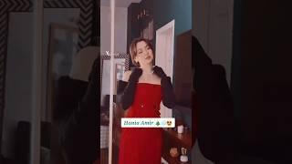 HaniaAmir Looks Hot In Red Outfit  ️ | #haniaamir #christmas #decor #viral