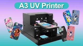 Colorsun New Upgrade Automatic A3 UV printer print phone case