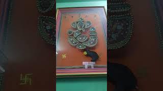 moli Ganpati #moli craft #mirrors #diy #youtubeshorts #shortsfeed #viralvideo