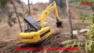 Excavator lucu, seru dan menegangkancerita dibalik longsor | Azizah Early Channel