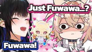 Mococo sounds so jealous when Nerissa only has Fuwawa plushie with her