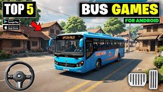 Top 5 Best Bus Simulator Games For Android 2024 | Offline bus simulator games for android