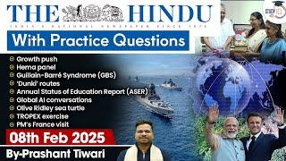 The Hindu Analysis | 8th February 2025 | The Hindu NewsPaper Today With Practice Questions