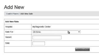 How to Add Test Rates to MediFee.com