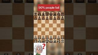 99% people fail  chess brilliant tricks kings pawn opening #chess #gamer #checkmate