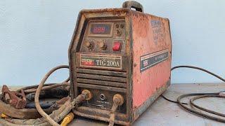 Restoration Old TIG WELDCOM Welding Machine Using Argon // Repair Broken TIG 200A Welding Machie