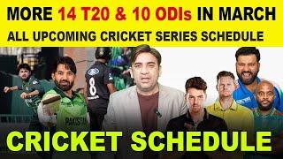 More 14 T20 & 10 ODIs scheduled in March 2025 | Cricket schedule 2025