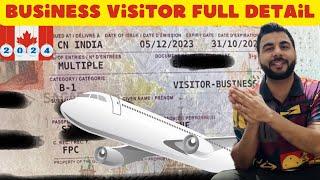 Canada Business visa full detail 2024 || Difference between visitor/Tourist/Business Visa