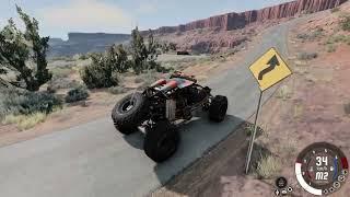 A cruise with the new rock racer out in Utah BeamNG.drive