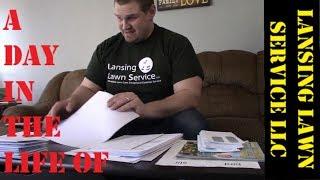 Day in the Life of Lansing Lawn Service // How I Do My Invoicing