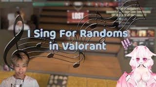 I SING FOR STRANGERS IN VALORANT AND THIS IS HOW THEY REACT!?! || PocketSinger Experience -- PART 1