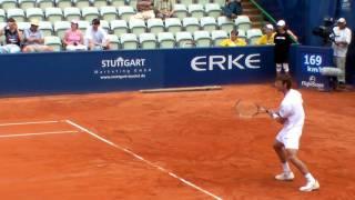 Mercedes Cup 2010 Juan Carlos Ferrero plays a point against Horacio Zeballos [HD]