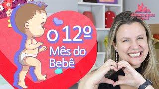 12º MÊS DO BEBÊ | Desenvolvimento do Bebê de 11 Meses | Andar, Fala, Salto, Alimentação, Sono e mais