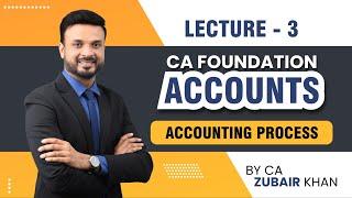 CA Foundation Principles and Practice of Accounting Classes | Lecture 3 | CA Zubair Khan