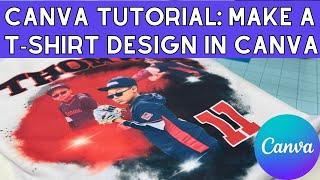 SUBLIMATION DESIGN | USING CANVA PRO | How to Use Canva Pro to design T-Shirt Images For Beginners