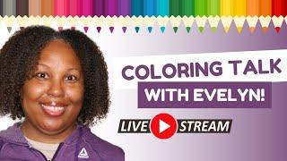 Swatching Amazon Basics Premium Colored Pencils | LIVE Coloring Talk with Evelyn