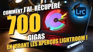 Comment j'ai récupéré 700 gigas en virant les APERÇUS LIGHTROOM !